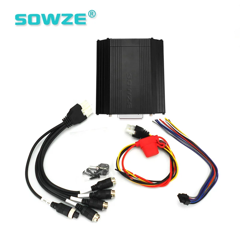 4CH AHD 720 P 2 ТБ HDD и 256 ГБ хранения Мобильный DVR с GPS
