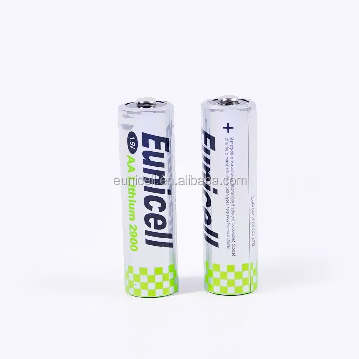 Over 10 Years Shelf Life Shenzhen EUNICELL Non Rechargeable FR6 L91 AA Lithium Battery 1.5v for Electric Device