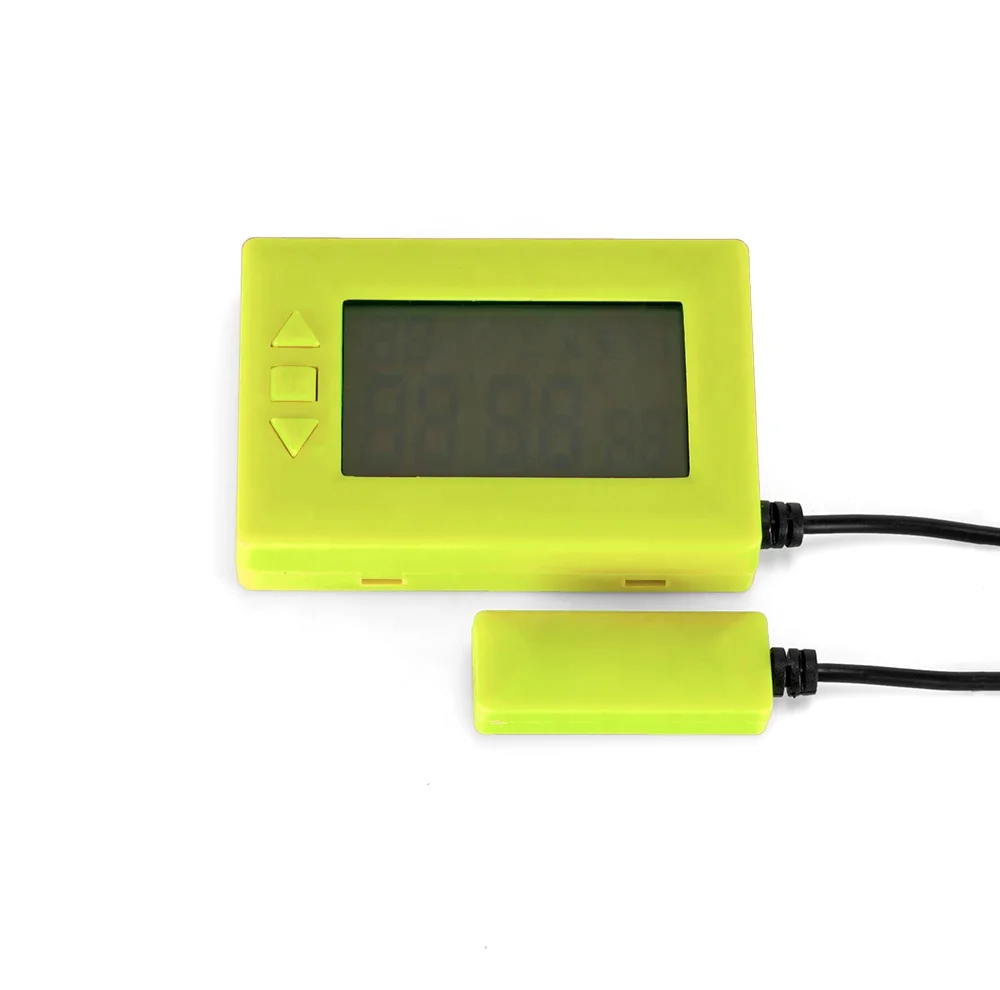 Motorcycle Car Racing Infrared Lap timers chargeable In Yellow
