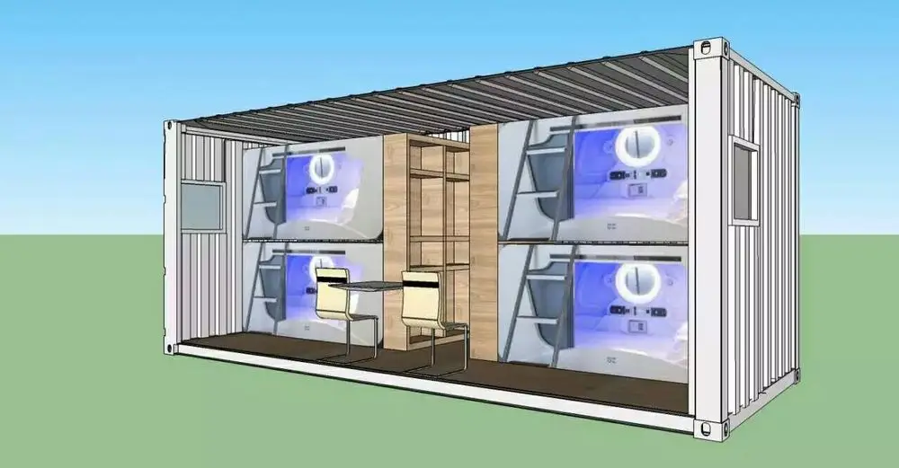 Container capsule bed prefab house outdoor living hiking and camping equipment carpas de camping