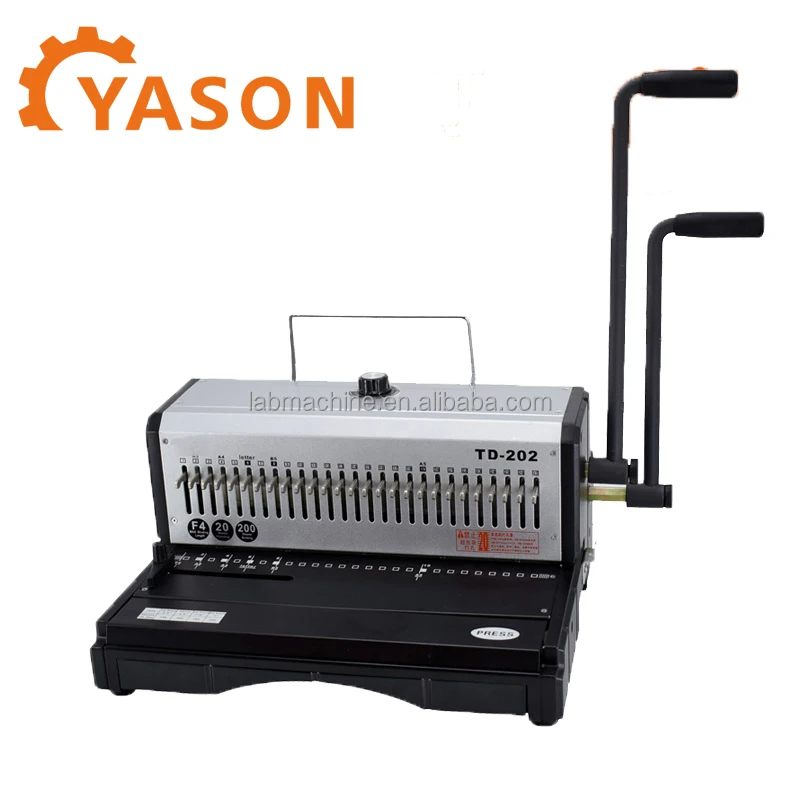 Desk Calendar Calendar Double Coil Binding Machine TD-202