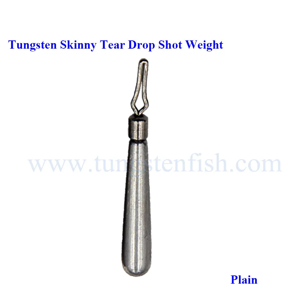 High Quality And Inexpensive Tungsten Skinny Drop Shot Weight
