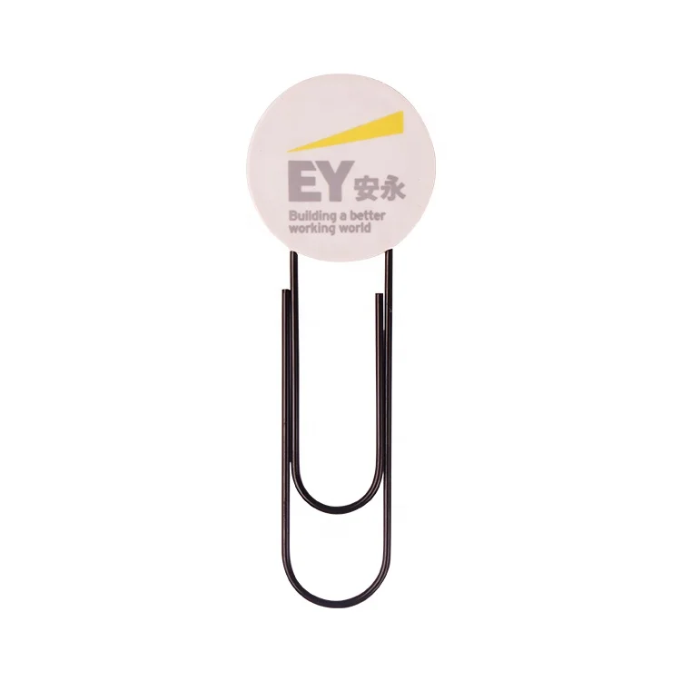 Smile face paper clip custom soft pvc paper clip