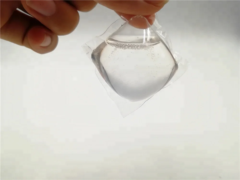 Eco-friendly Transparent 15g Liquid Detergent Laundry Pods Sensitive