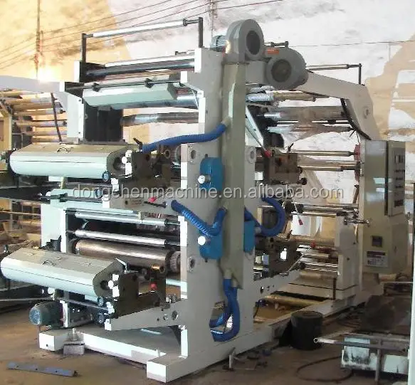 middle speed 4 colors adhesive tape Flexo Printing Machine