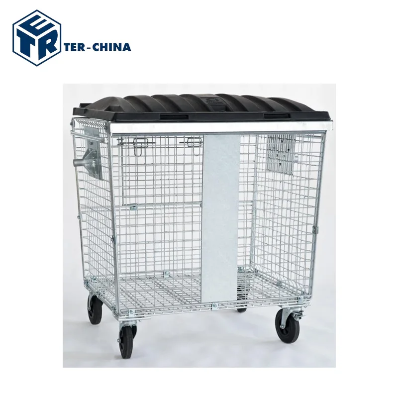 Изысканный нержавеющей для хранения мусора контейнер roll