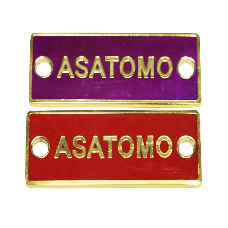 High Quality Custom Designed Metal Engraved Logo Hanging Furniture Nameplate For Home