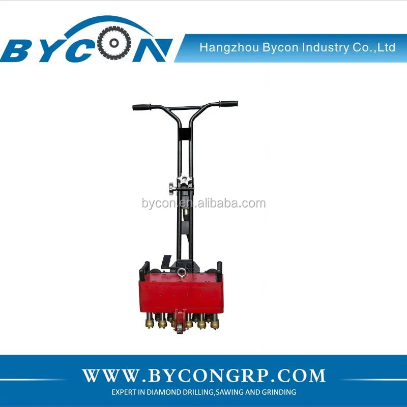 DSM-11 walk behind portable bush hammer concrete chipping machine concrete scabbler
