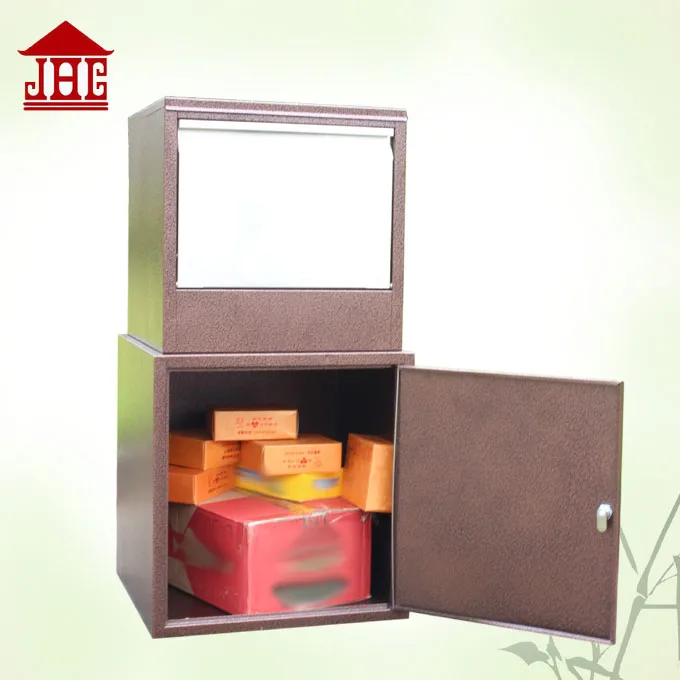 JHC6005 metal parcel drop box/delivery lbox/ large secure parcel box outdoor