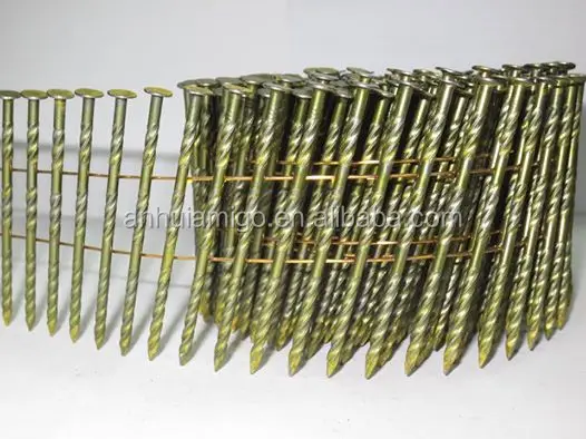 Supply all sizes wire coil nails suitable for Hitachi nail gun ,Max air gun