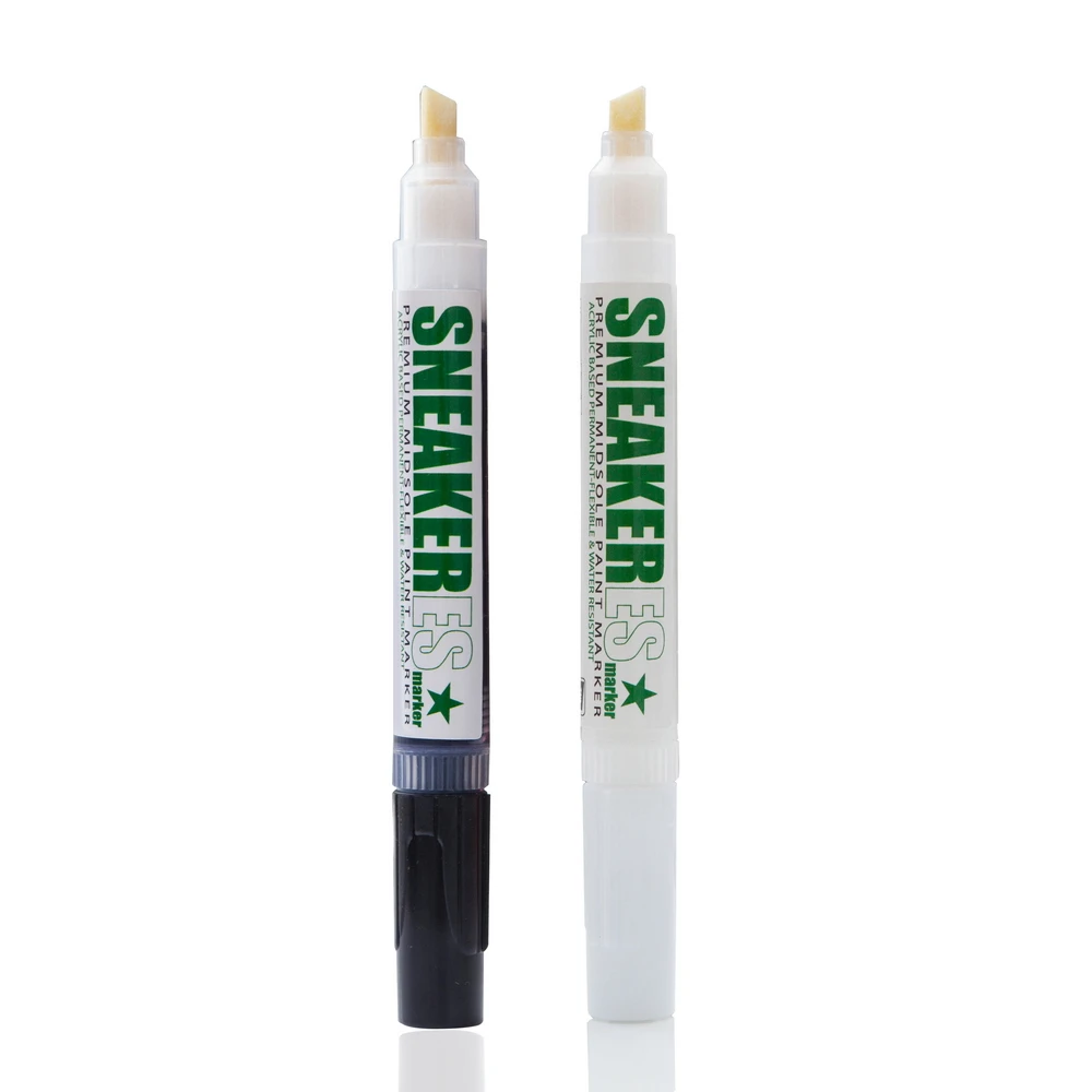 6mm white and black DIY shoe repair markers Acrylic based permanent Custom premium midsole paint marker for sneaker shoes