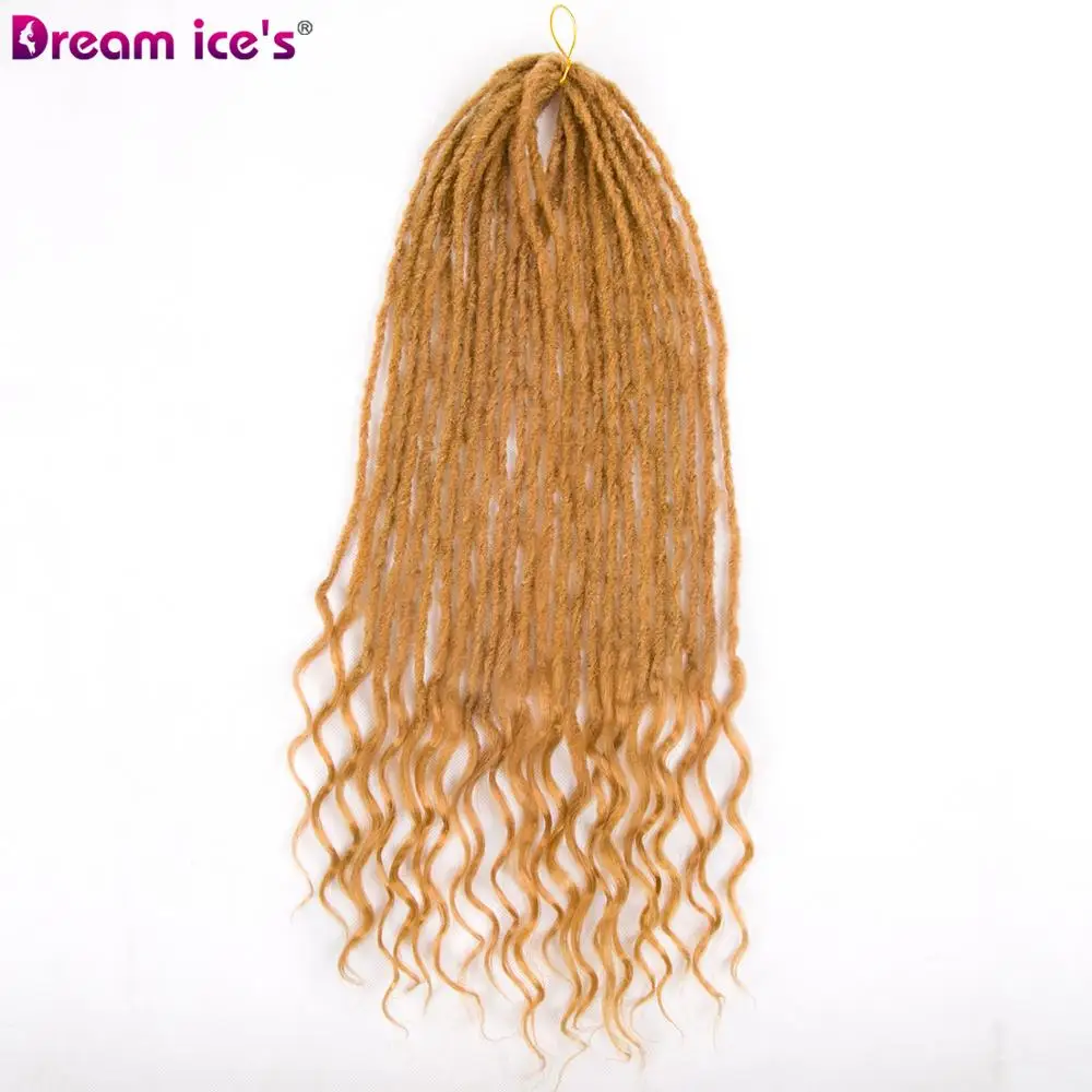 New arrival 24inch Faux locs dreads foe dreadlocks hair braids Synthetic dreadlocks crochet dreads braids Dreadlocks for women
