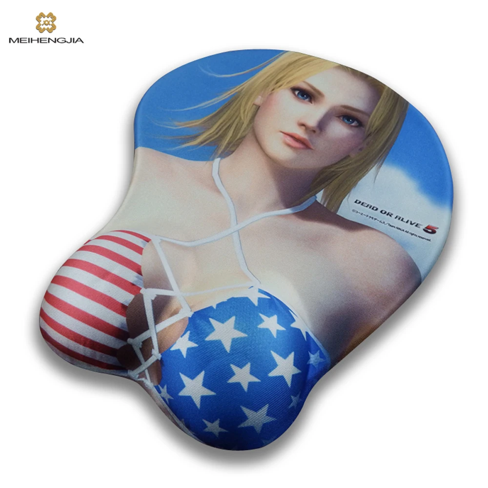 Make your own design 3d sexy big ass gel mouse pad