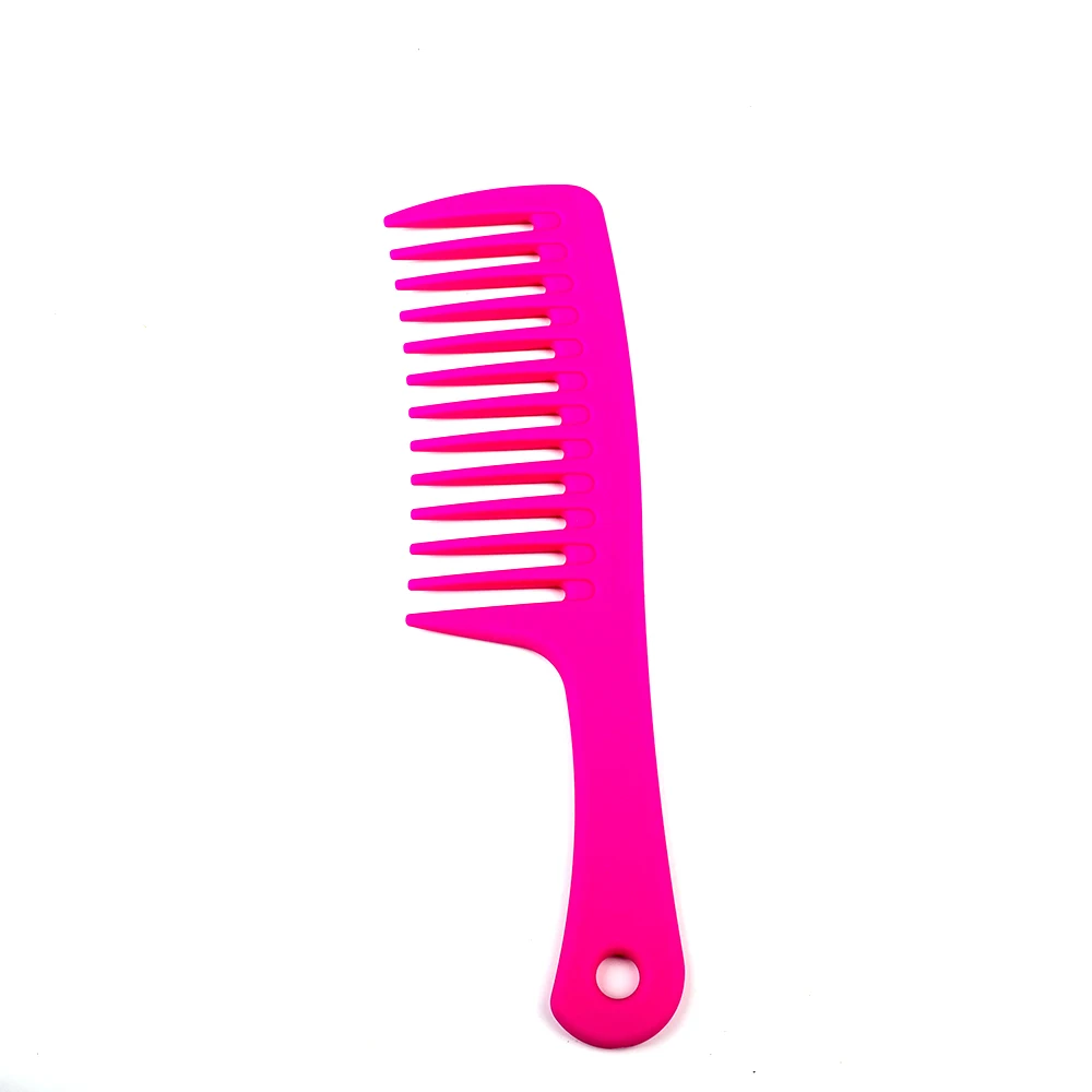 Factory Wholesale Wide Tooth Plastic Big Hair Detangling comb