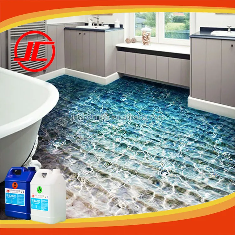 Heat Resistant High Temperature Resistant Epoxy Resin For 3D Flooring Coat, Kitchen 3D Floor Coating