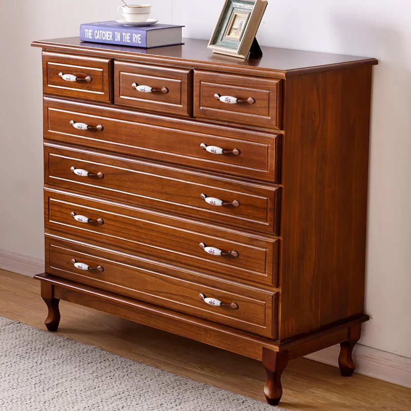 Antique Designs Living Room Wooden Closet With Drawers Chest of Drawers Furniture