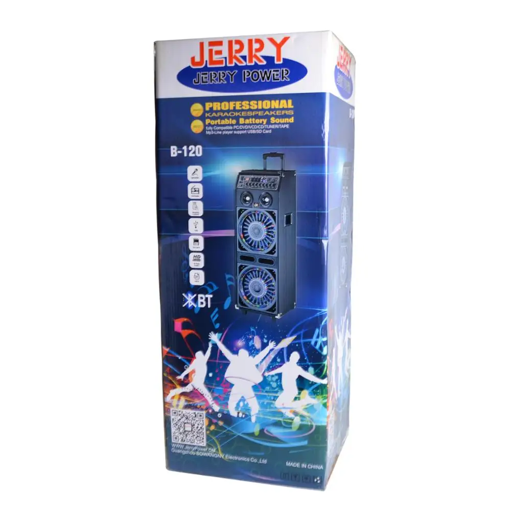 B120 new model good quality factory price 10inch  trolley speaker