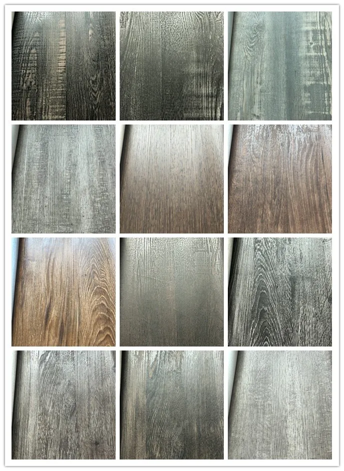 factory wholesale 30g walnut PU  paper for furniture decoration oak wood grain