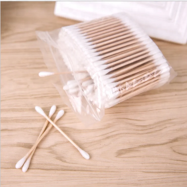 200pcs bamboo cotton buds for ear cleaning