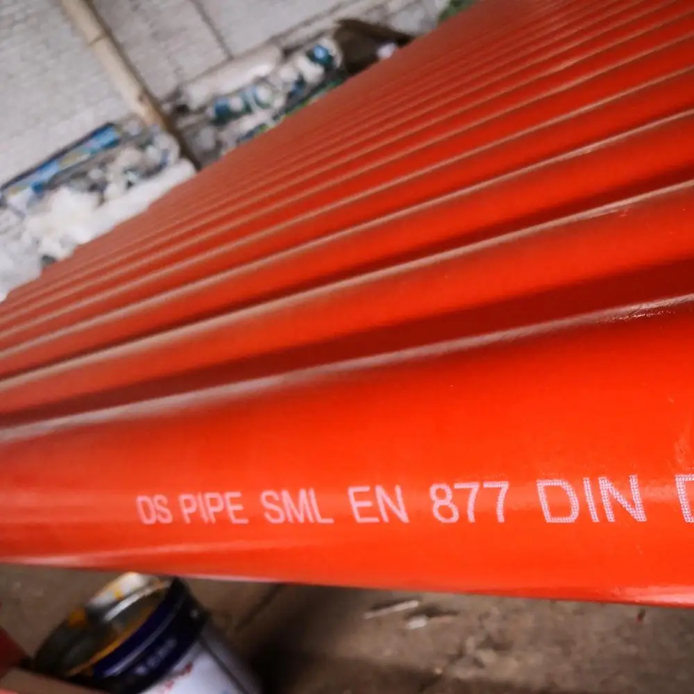 
EN877 DS SML pipe European standard drainage water system pipe cast iron pipe 