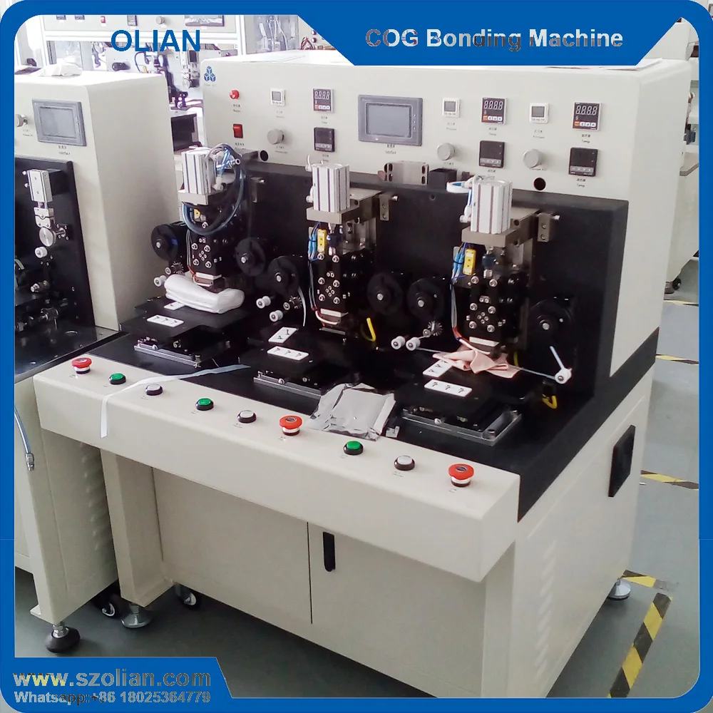 
china mobile phone lcd making machines cog bonding machines ic bonding machines 