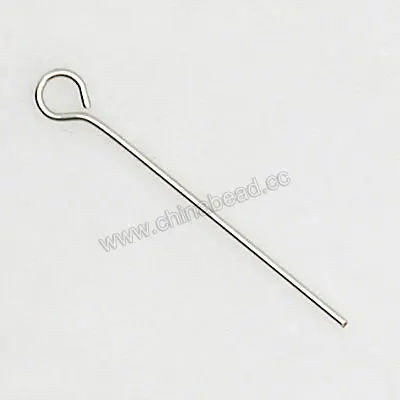 Hot sale eyepins for jewelry, findings and components Brass eye pin