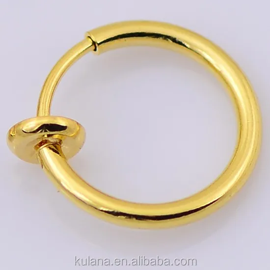 10 mm Wide Wholesale Surgical Steel Circulars Horseshoe Septum Nose Rings Ear Cartilage Jewelry