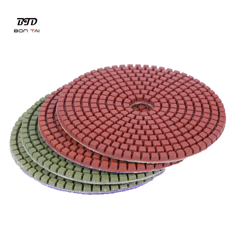 
4inch Diamond Dry Resin Polishing pads Granite Marble Concrete Stone 