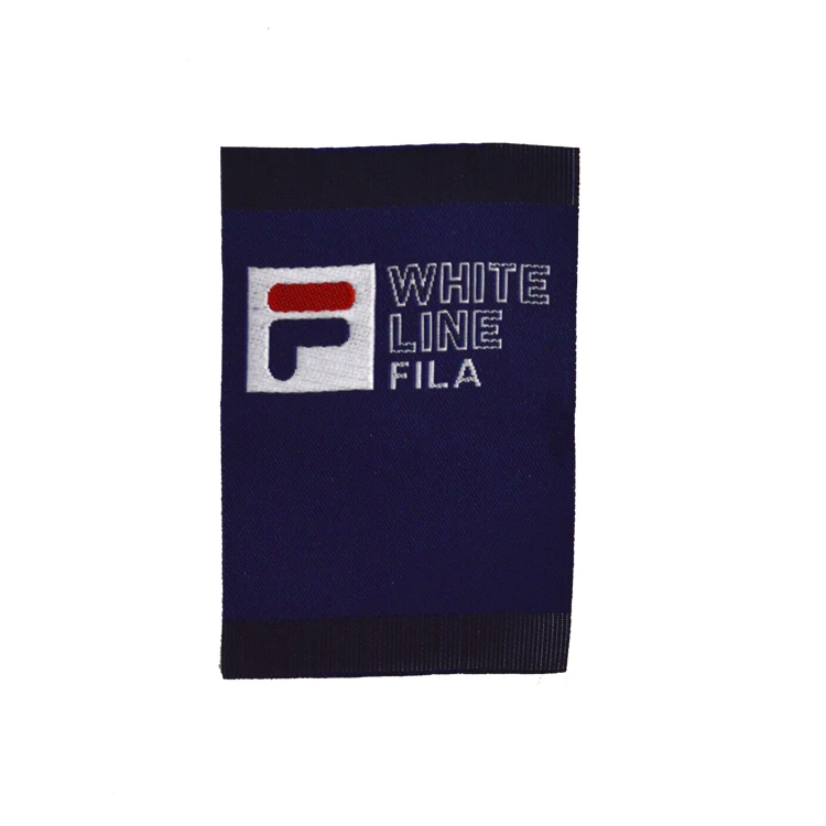 
High Density Custom Brand Name Logo and Size woven neck labels for Clothing 