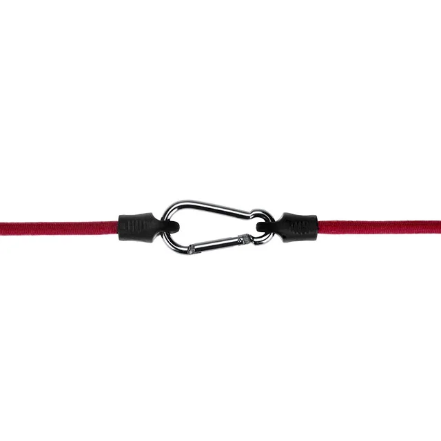 10mm multi-function luggage rope bungee cord with safety carabiner hook