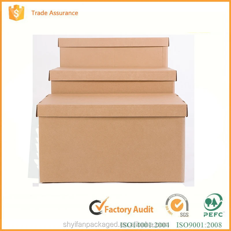 Высокие пользовательские качества складной картон полный цвет хранения бумажная коробка