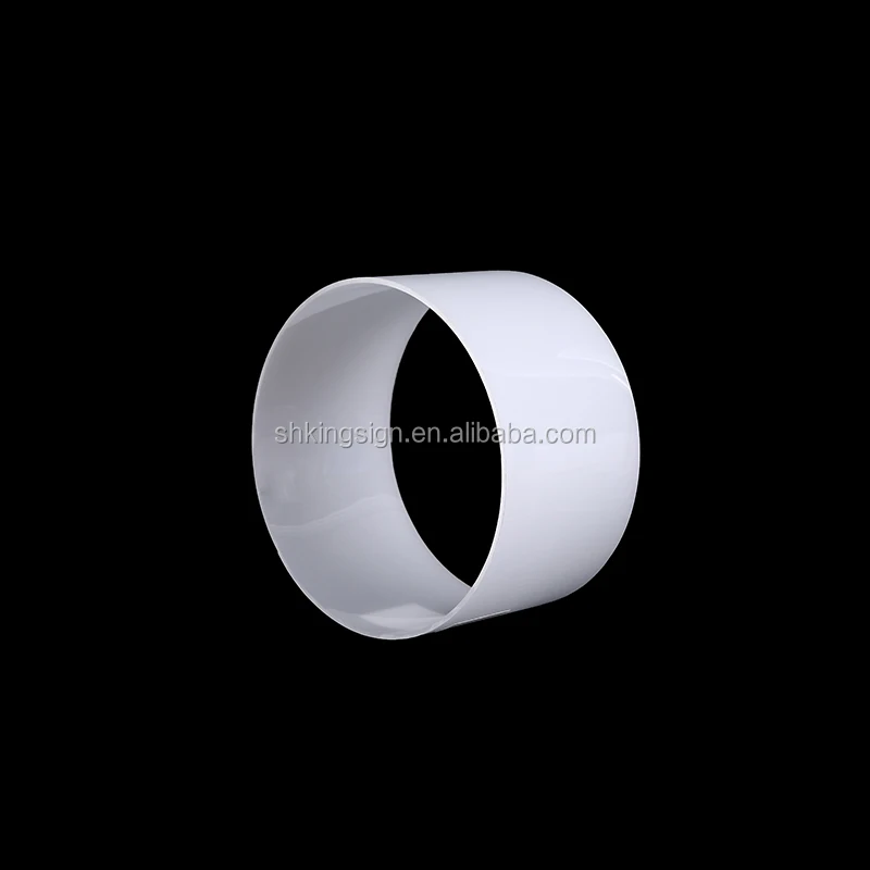Kingsign manufacture big diameter white or frosted acrylic tube