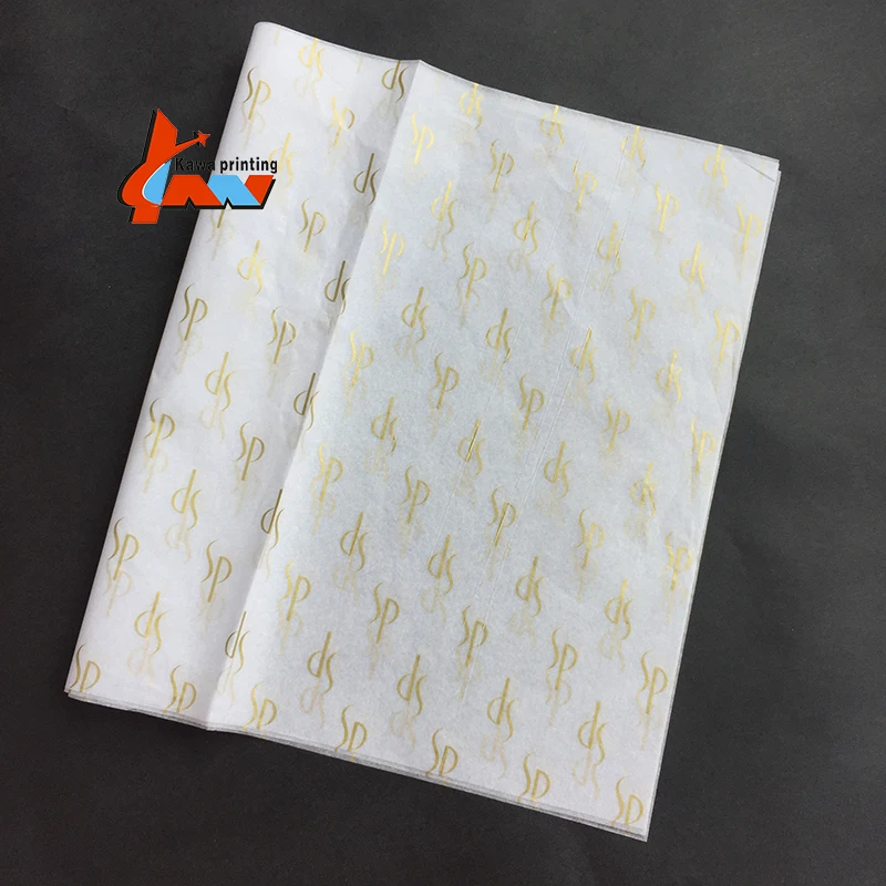 Custom Brand Name Printed Wrapping Tissue Paper For Clothing