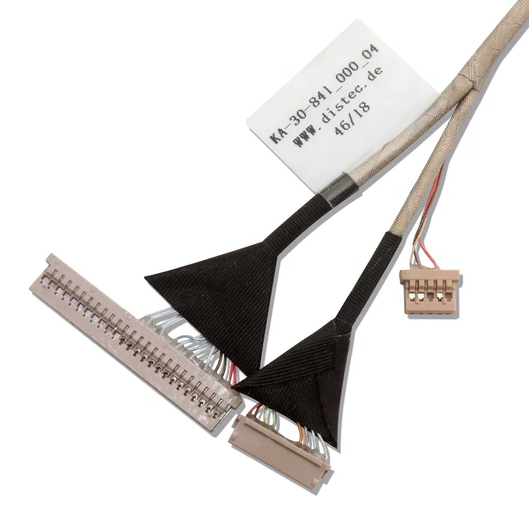 I-PEX 20453-240T-03 to HIROSE DF14-25S-1.25C TO DF13-10S-1.25C lvds cable assembly