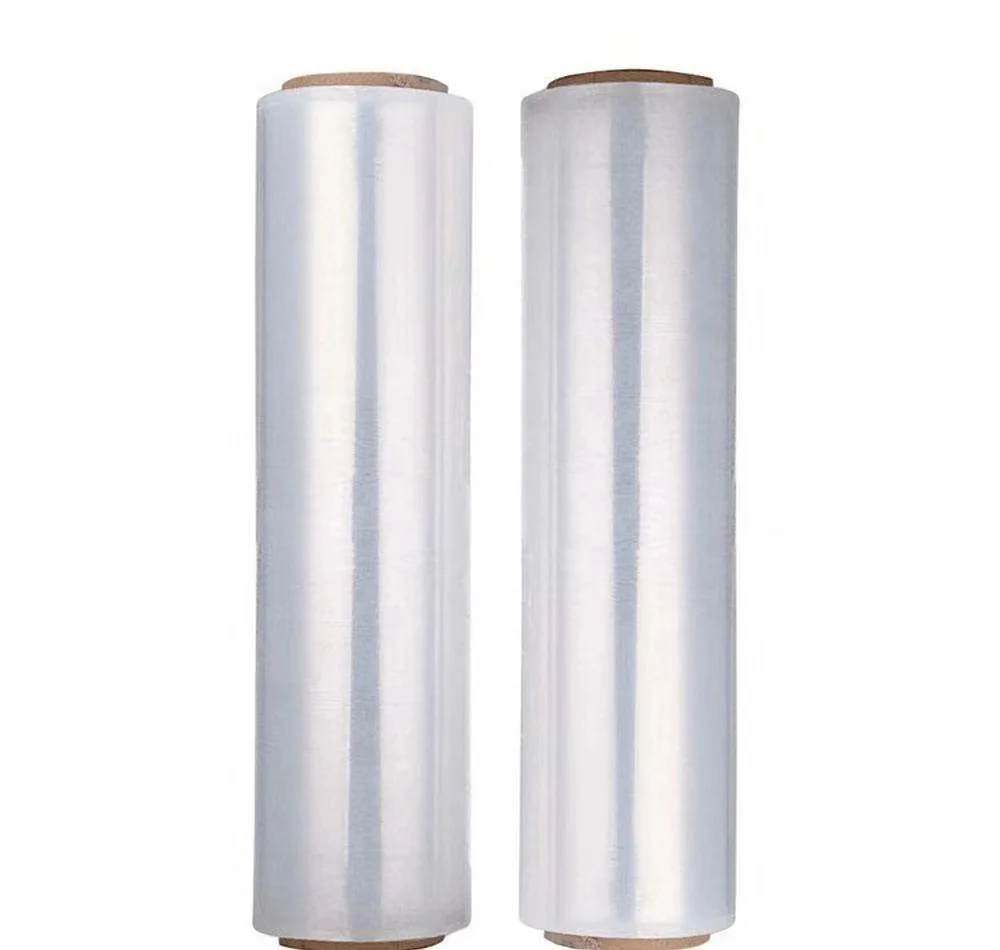 Hot Sale 23 micron strech film 300 M  for pallet shrink wrap