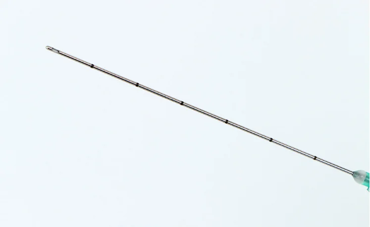 25 gauge 50mm microcanula blunt tip needle flexible disposable liposuction canula