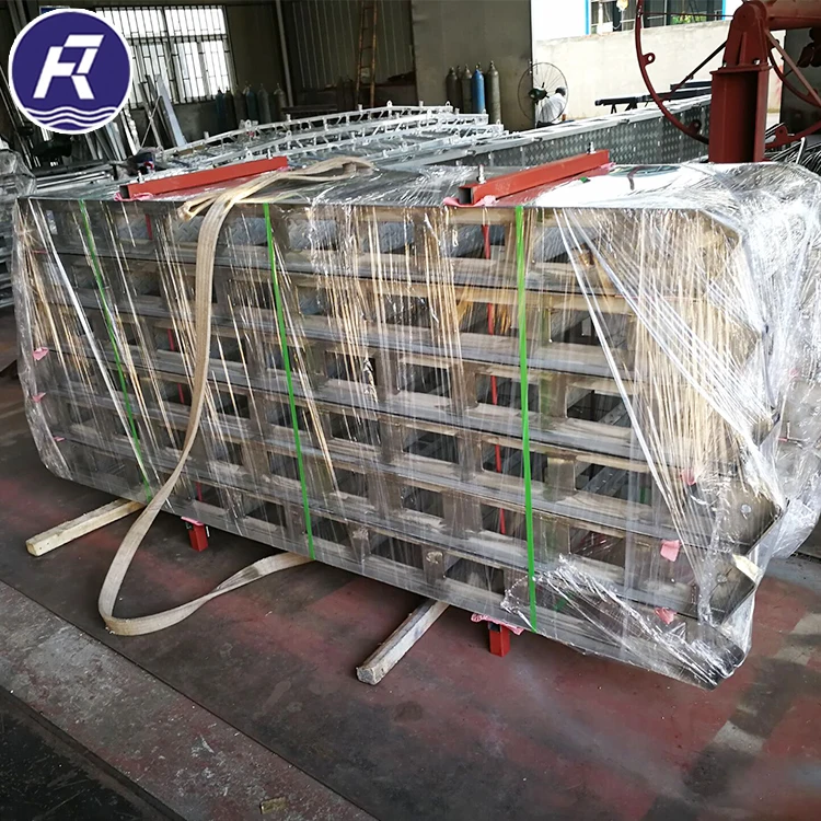 Marine Aluminium accommodation Ladder with wheels