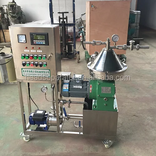 
disc centrifuge separator with self-cleaning bowl 