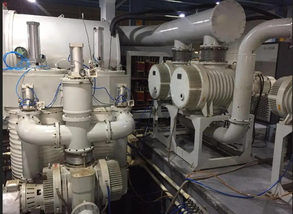 air blower roots vacuum pump roots pump for oil recycling system oil distilled oil distilled of Yuedong Metallizer Co.,Ltd.