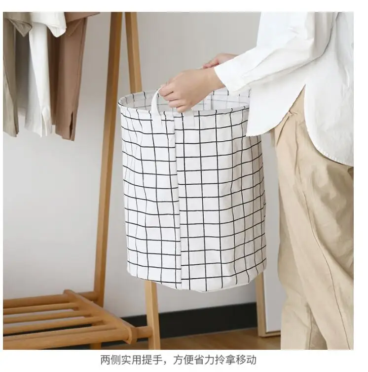 Корзина для белья из прочной ткани Большая складная корзина органайзер игрушек одежды мешок хранения в шкафу