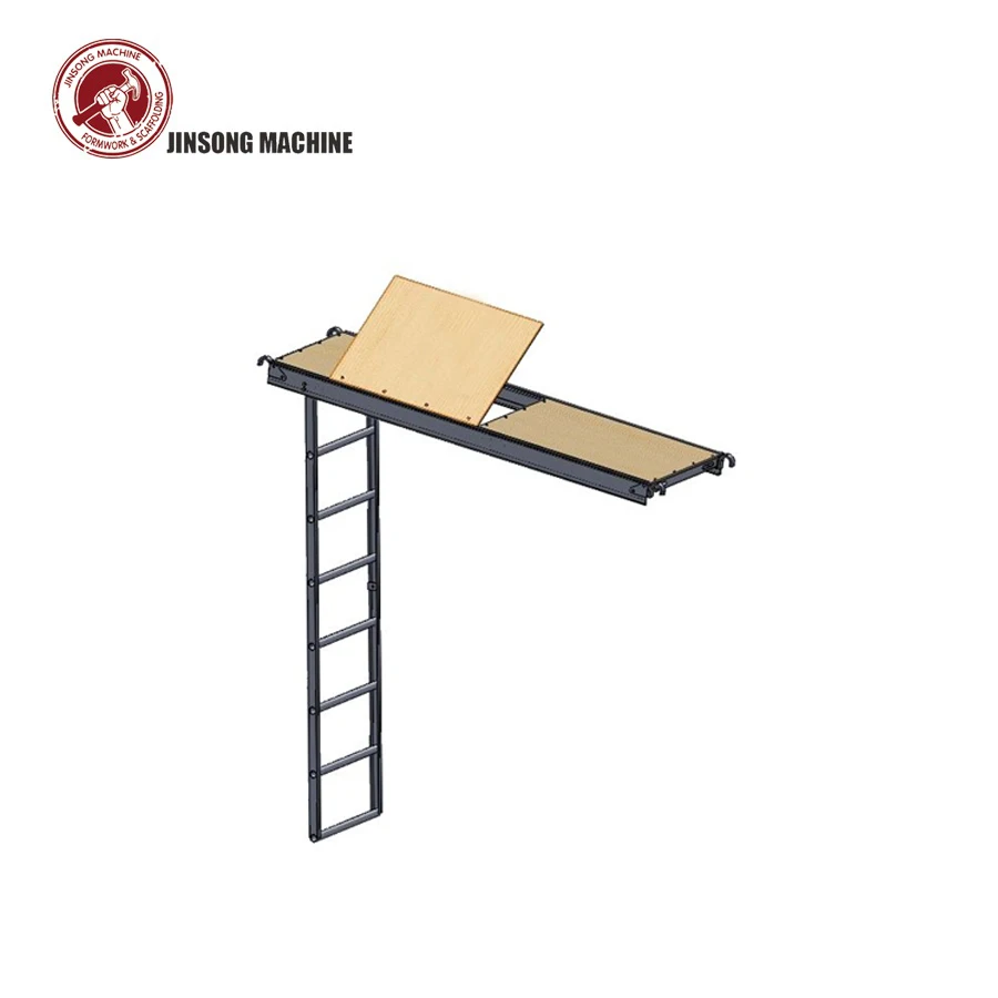 Laminated  Aluminum Scaffold Plank With Trapdoor