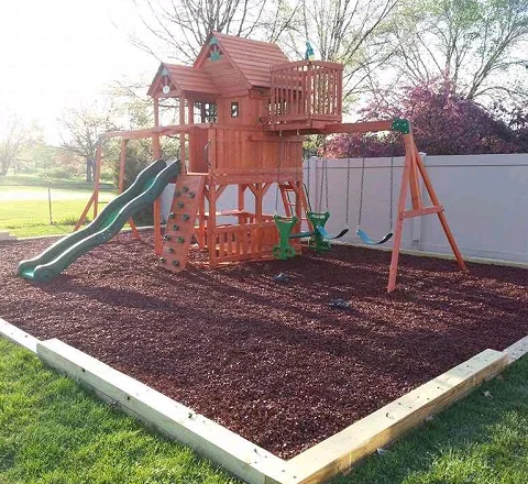 China High Quality Rubber Mat Playground Rubber Mulch