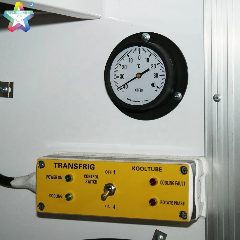 ColdKing -40C Kooltube eutectic truck refrigeration unit 4.5m length ice cream truck body