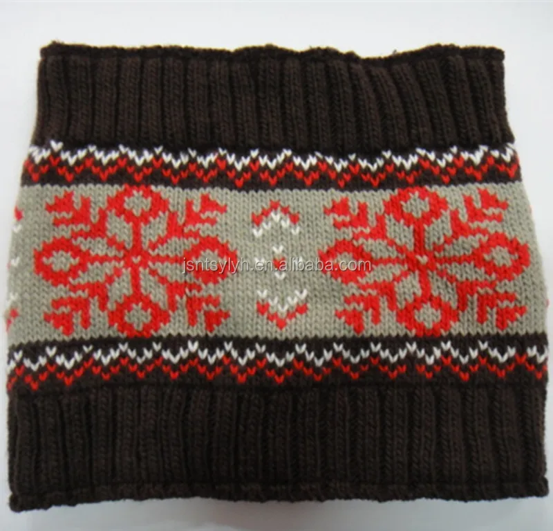 Fashionable 2015 new design women knitted hat scarf gloves and handband set