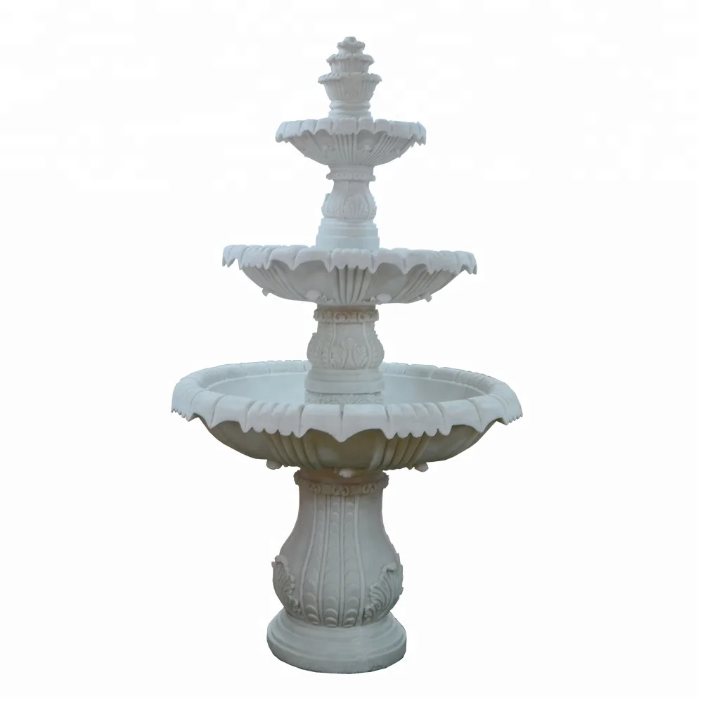 Chinese high quality large outdoor garden three tiered water fountain
