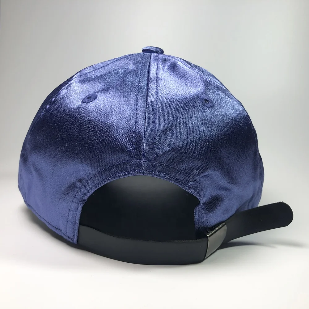 Professional custom satin baseball cap hat embroidered sports caps wholesales