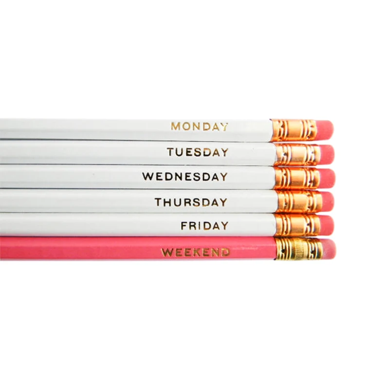 
Low MOQ Round Custom LOGO HB Lead Pecils Supplies Wooden Pencil in Bulk 