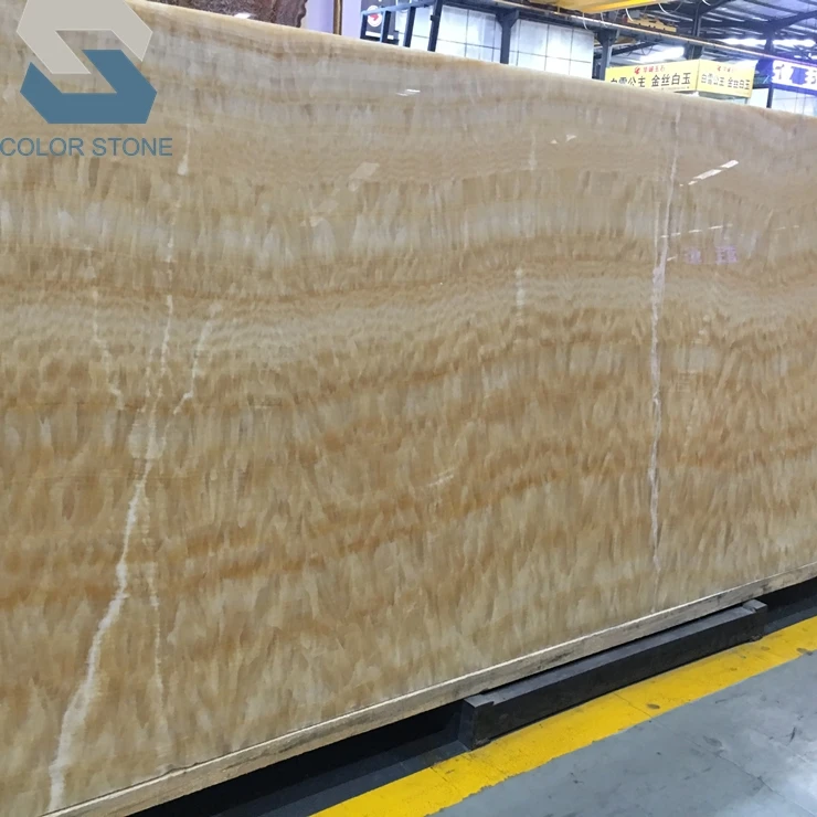 Best quality china vein cut onice yellow honey onyx stone marble price