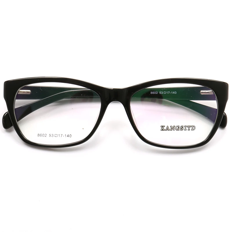 8602 Acetate retro high- qiaoptical frame contrast color eyewear