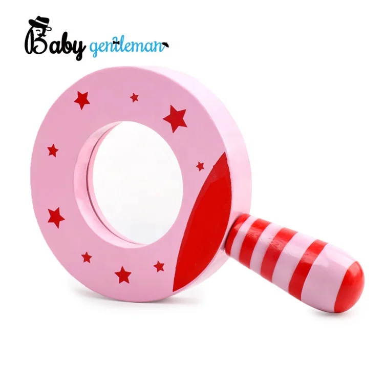 Best дизайн развивающие деревянные игрушки увеличительное стекло для детей Z12031BE